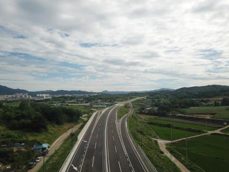 ▲청주~증평 충청내륙고속화 국도 전경. (사진제공=국토교통부)