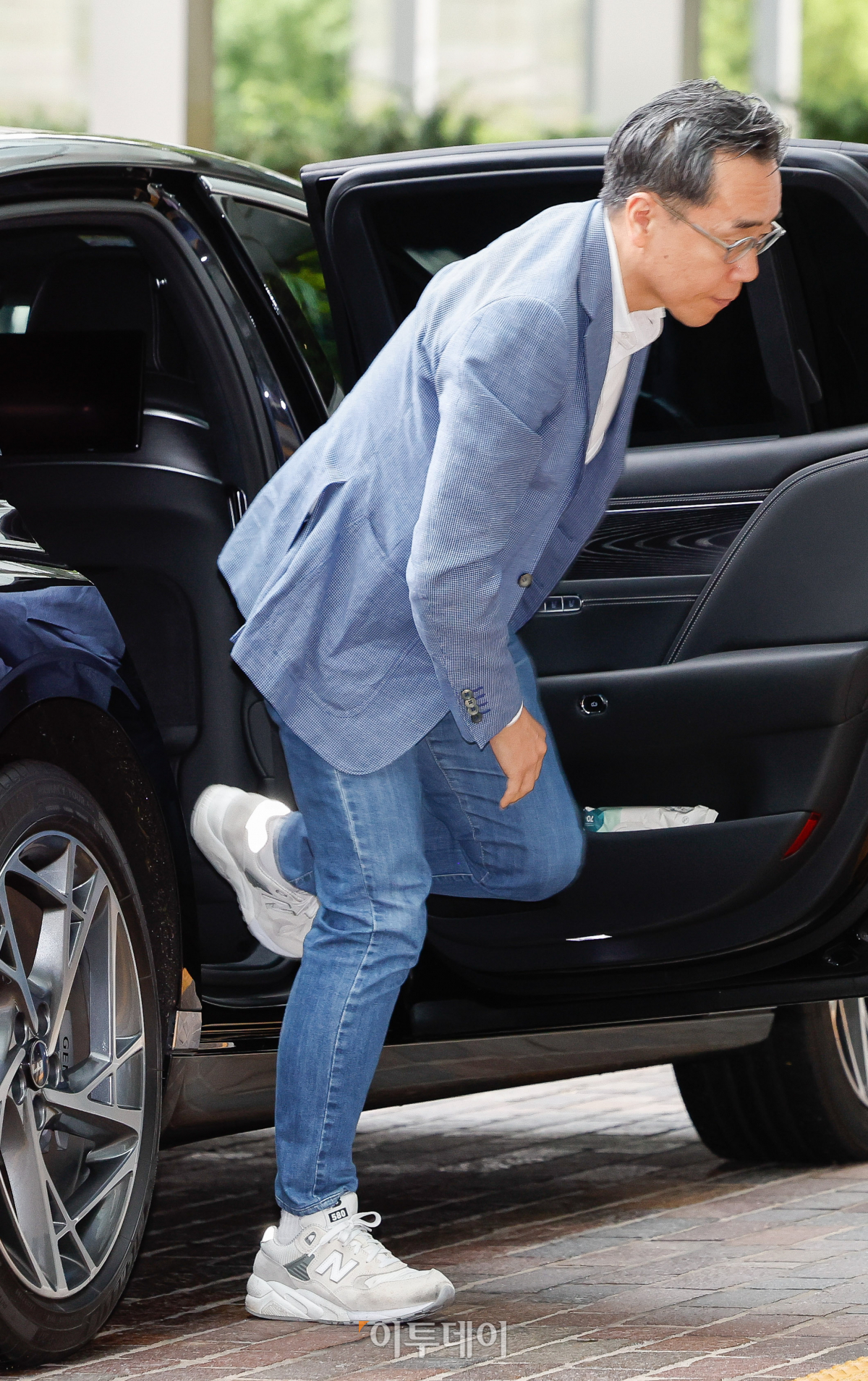 ▲황성우 삼성SDS 대표이사 사장이 22일 서울 서초구 삼성전자 서초사옥에서 열린 7개 관계사 최고경영진 회의에 참석하고 있다. 조현호 기자 hyunho@