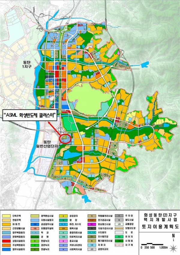 ▲화성동탄(2)지구 개발 계획도.