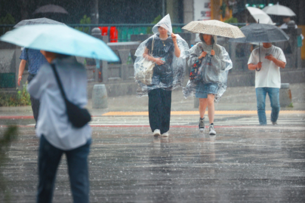 ▲전국적으로 장맛비가 내린 2일 오후 서울 종로구 일대에서 우산을 쓴 시민들이 이동하고 있다. (연합뉴스)