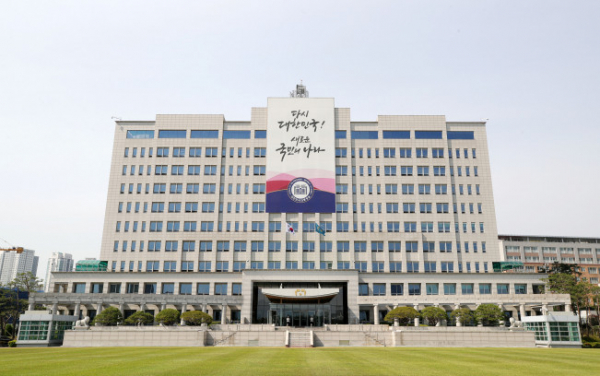 ▲2023년 5월 10일 서울 용산 대통령실 청사가 보이고 있다. (뉴시스)