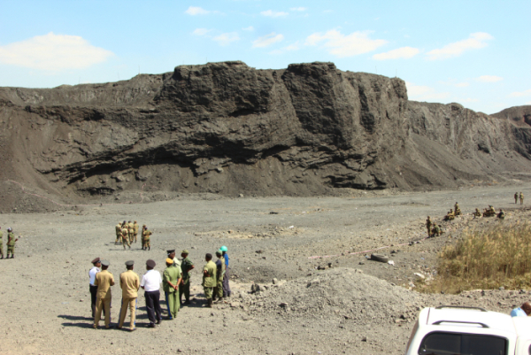 ▲잠비아 키트웨에서 광산이 보인다. 키트웨(잠비아)/신화뉴시스