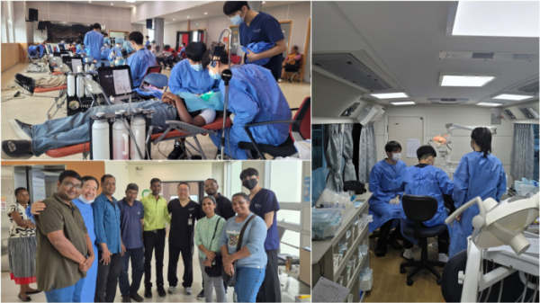 ▲경희대의료원·치과병원 CDSA봉사팀이 이달 4일부터 3일 동안 안산시에서 이주노동자를 대상으로 치과 봉사를 진행했다. (사진제공=경희대의료원)