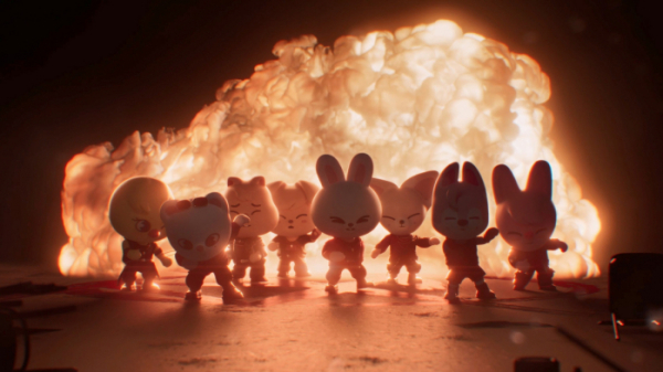 ▲스트레이 키즈 'Chk Chk Boom SKZOO' MV 티저 섬네일(사진제공=JYP엔터테인먼트)