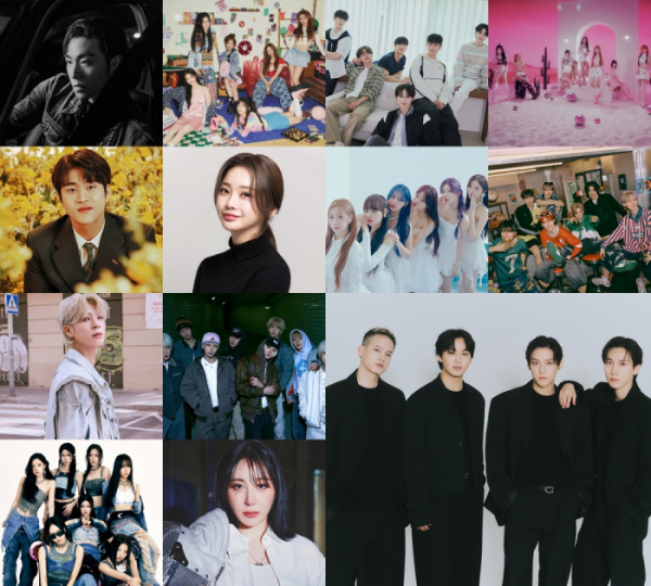 ▲아티스트 이미지(사진 = 각 소속사 제공)