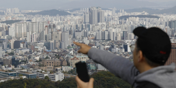 ▲서울 남산에서 바라본 서울 시내의 아파트 단지 모습 (이투데이DB)