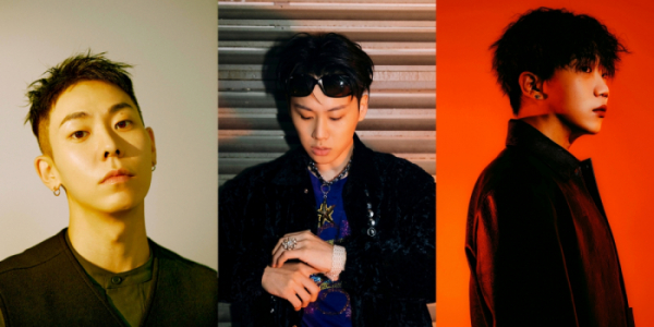 ▲로꼬, 쿠기, 창모(사진 = AOMG, 앰비션뮤직 제공)