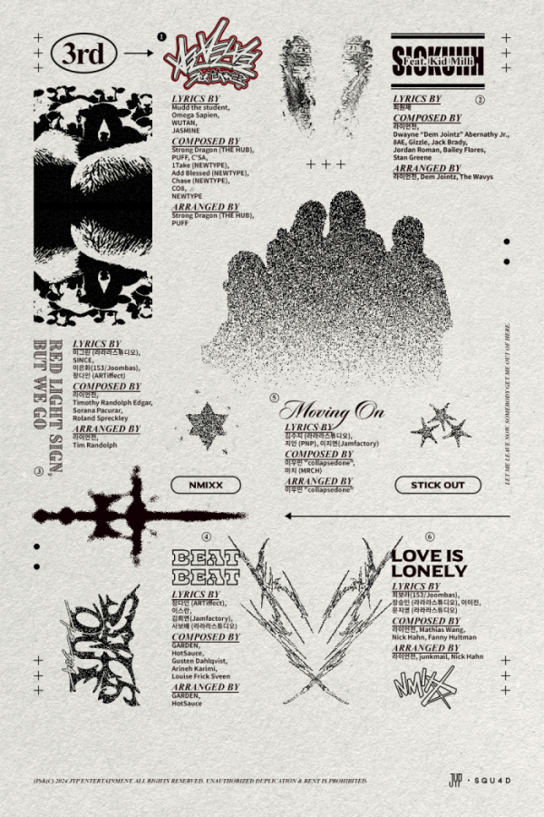 ▲NMIXX(엔믹스) 미니 3집 트랙리스트 (사진제공=JYP엔터테인먼트)