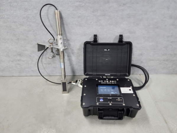 ▲건설 현장에 반입되는 모든 콘크리트의 품질을 실시간으로 검사할 수 있는 ‘실시간 단위수량 측정기’. (사진제공=DL이앤씨)