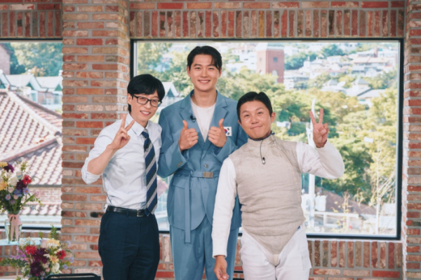 ▲'유퀴즈' 오상욱(가운데)(사진제공=tvN)