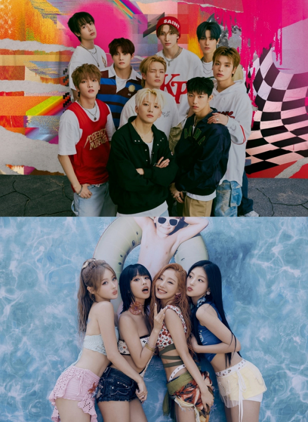 ▲싸이커스·키스오브라이프(사진 = KQ엔터테인먼트, S2엔터테인먼트 제공)