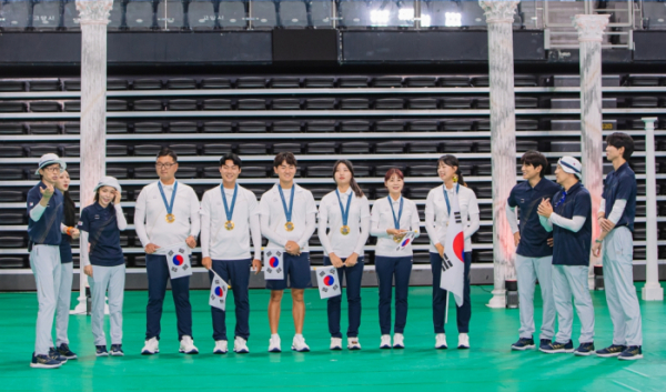 ▲'놀면 뭐하니' 양궁 대표팀(사진제공=MBC)