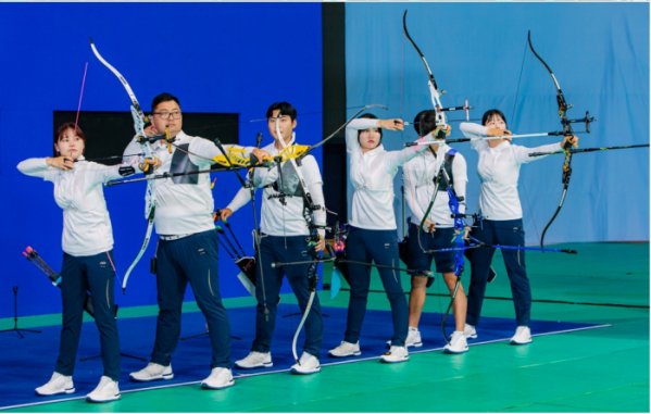 ▲'놀면 뭐하니' 양궁 대표팀(사진제공=MBC)