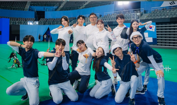 ▲'놀면 뭐하니' 양궁 대표팀(사진제공=MBC)