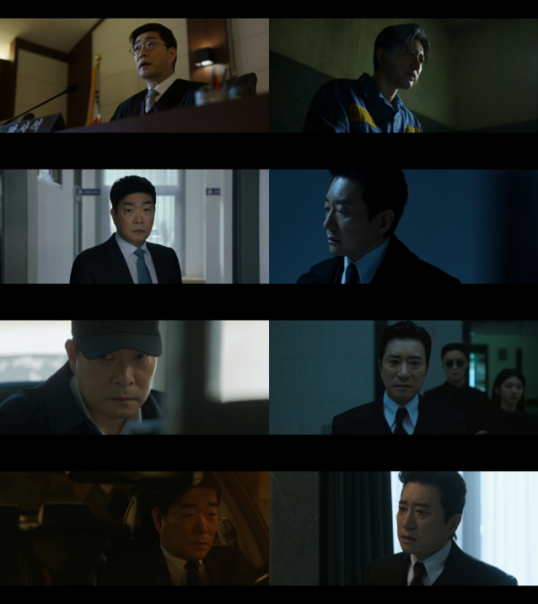 ▲손현주, 김명민(사진제공=지니 TV 오리지널 '유어 아너' 영상 캡처)