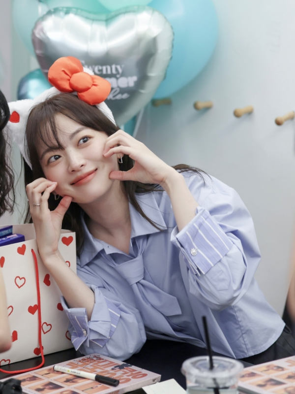 ▲천우희 역조공 이벤트(사진제공=블리츠웨이스튜디오)