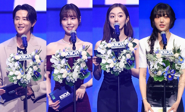 ▲권율·진세연·박세완·김혜준(사진 = 2024 케이 월드 드림 어워즈 조직위 제공)