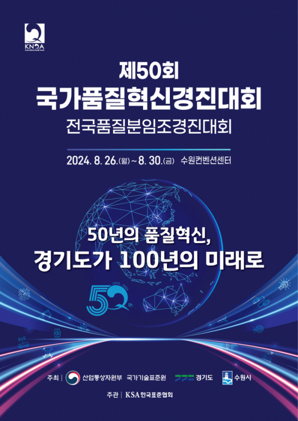 ▲제50회 국가품질혁신경진대회 포스터 (사진제공=수원특례시)