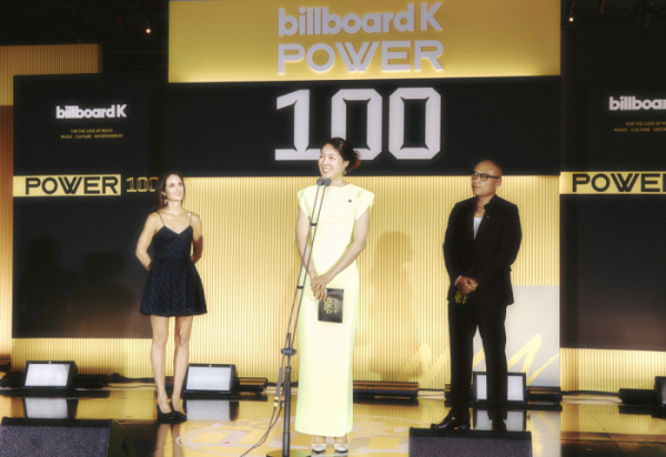 ▲한나 카프, 김유나, 마이크 반(사진 = 빌보드 코리아 제공)