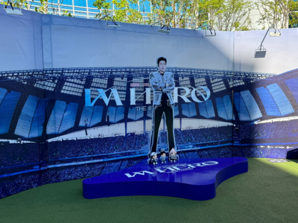 ▲CGV용산 포토존(사진제공=물고기뮤직, CJ ENM)