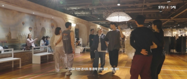 ▲[10VE] 콘서트 비하인드 영상 (사진제공=YG엔터테인먼트)