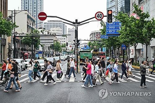 ▲중국 상하이 거리. (AFP/연합뉴스)