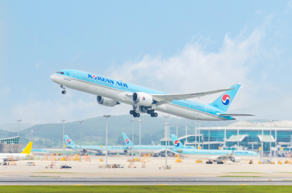 ▲대한항공 B787-10 항공기. (사진제공=대한항공)