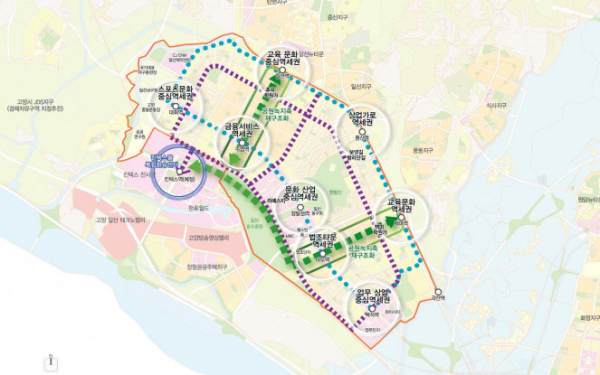 ▲일산 신도시 기본계획안. (자료제공=국토교통부)