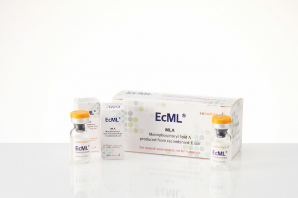 ▲면역증강제 EcML(E.coli Monophosphoryl Lipid A). (사진제공=유바이오로직스)