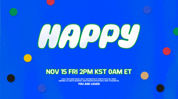 ▲진 솔로앨범 'HAPPY'(사진제공=빅히트 뮤직)