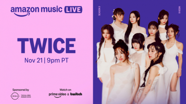 ▲트와이스 (사진제공=Amazon Music)