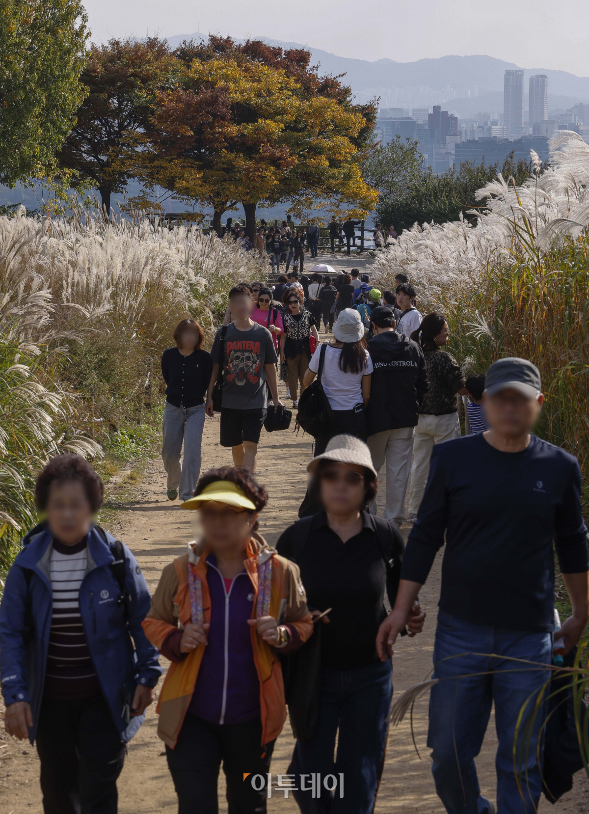 ▲완연한 가을 날씨를 보인 3일 서울 마포구 하늘공원을 찾은 시민들이 즐거운 시간을 보내고 있다. 조현호 기자 hyunho@