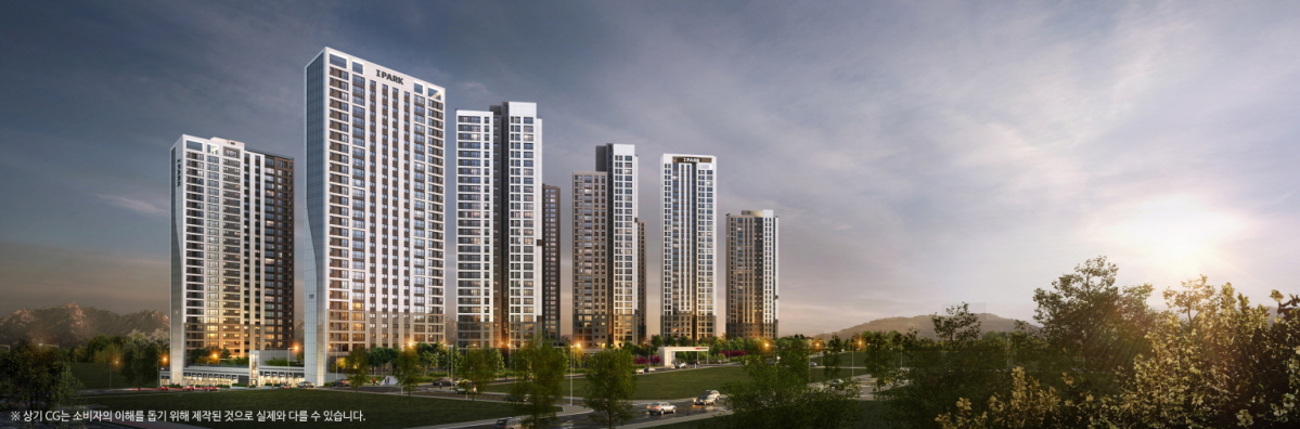 ▲천안 아이파크 시티 투시도