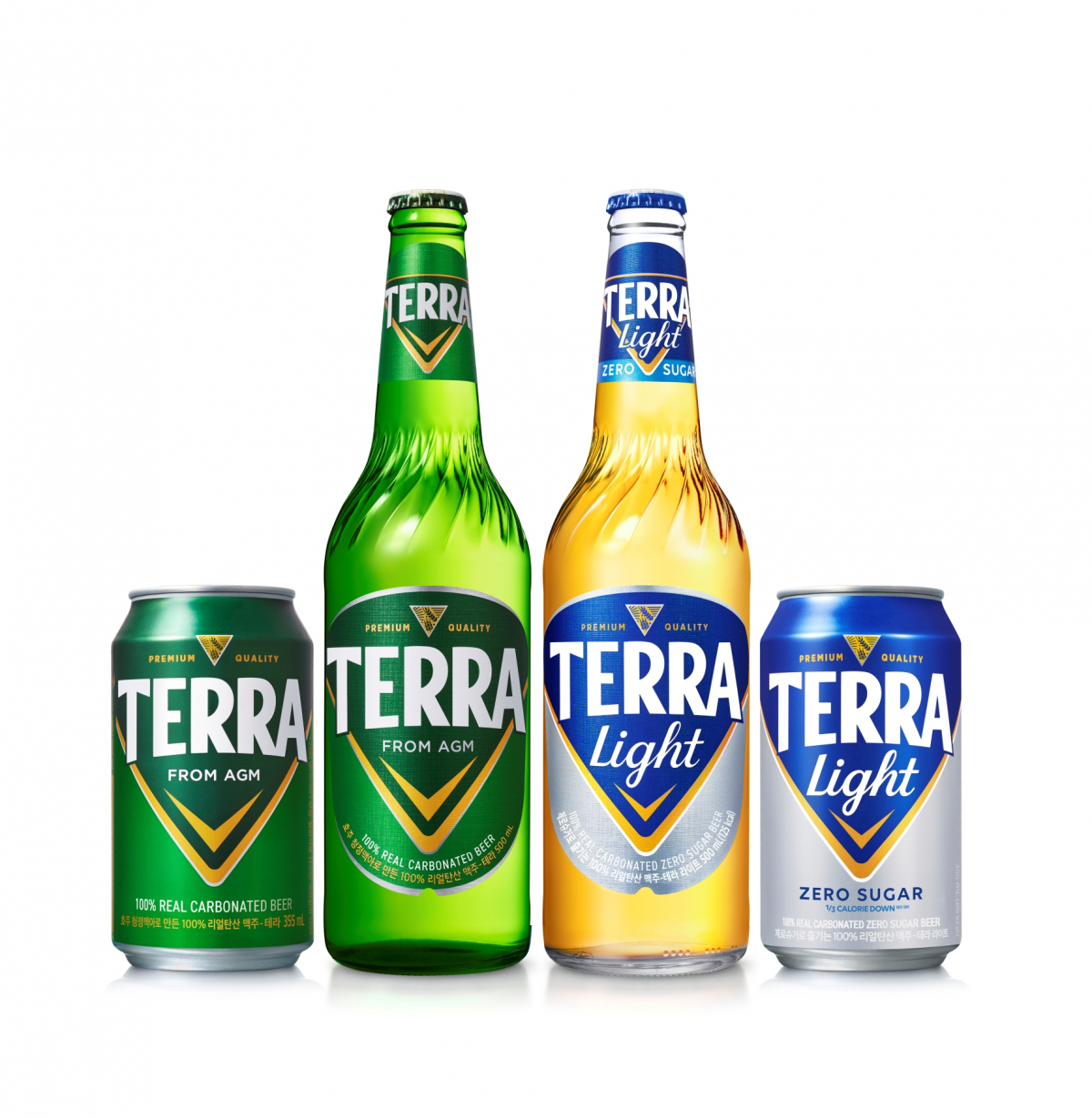 ▲'테라' 라인 업 (사진제공=하이트진로)