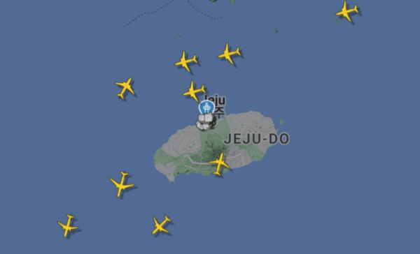 (출처=flightradar24 캡처)