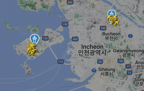 (출처=flightradar24 캡처)