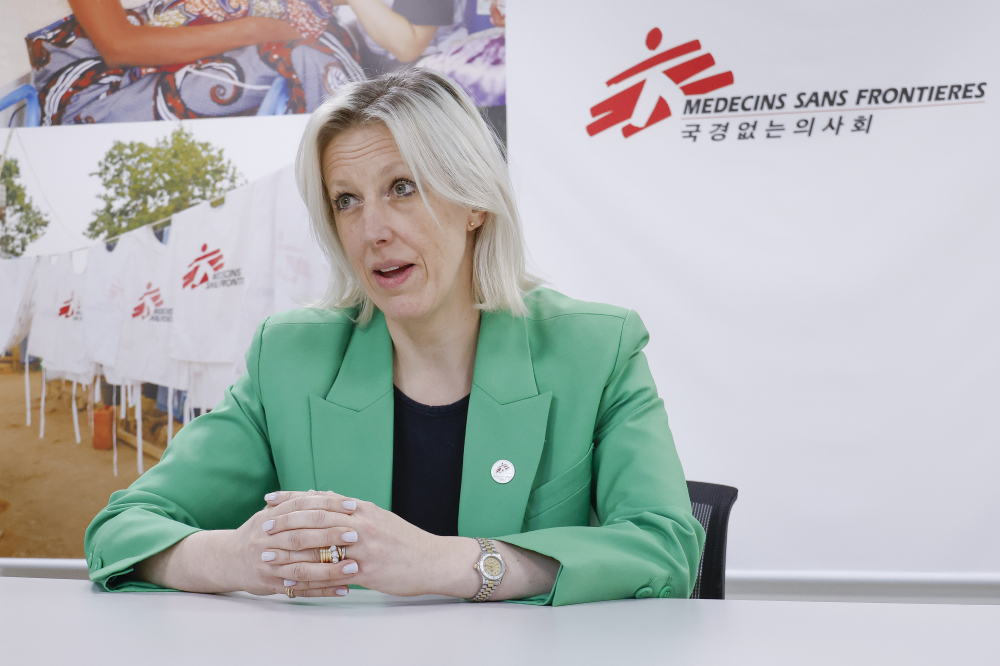 ▲엠마 캠벨 국경없는의사회 한국 사무총장이 서울 서초구 국경없는의사회에서 본지와 인터뷰를 하고 있다. 조현호 기자 hyunho@ (이투데이DB)