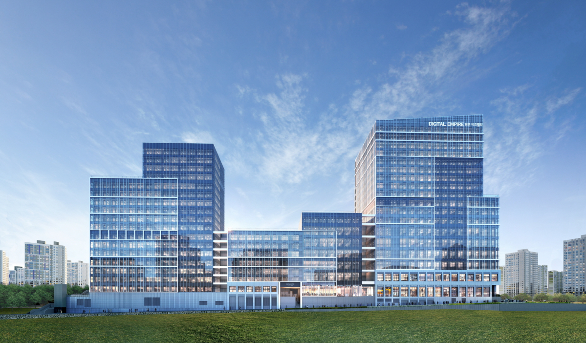 ▲‘디지털 엠파이어 평촌 비즈밸리’ 투시도