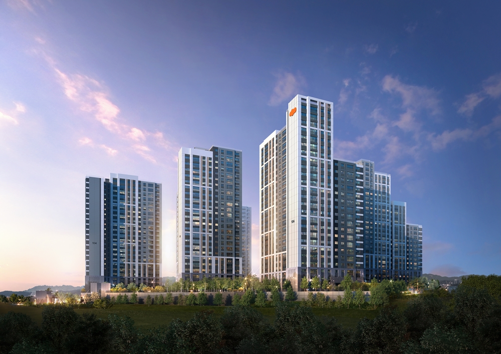 ▲‘e편한세상 원주 프리모원’ 투시도