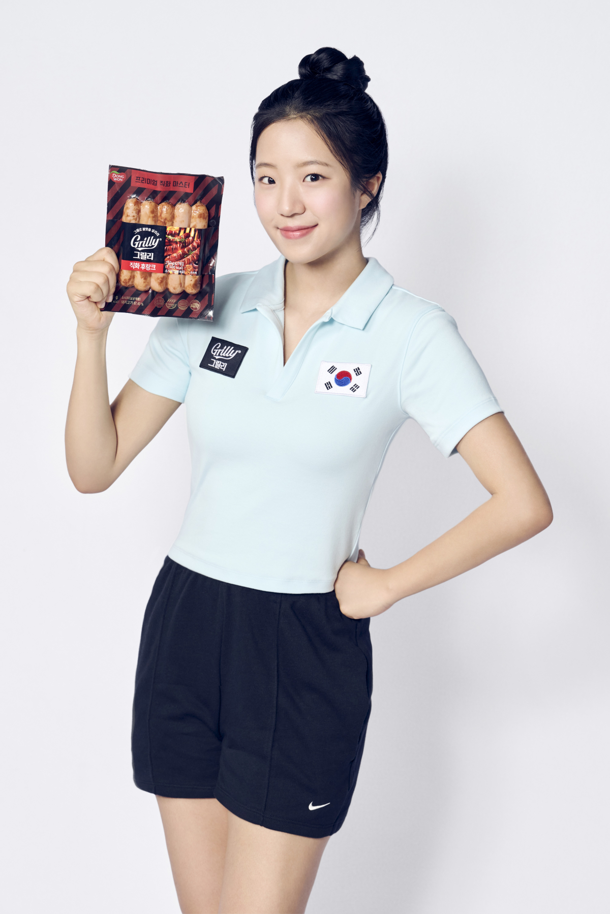 ▲동원F&B '그릴리' 전속 모델, 탁구 국가대표 신유빈 선수 (사진제공=동원F&B)