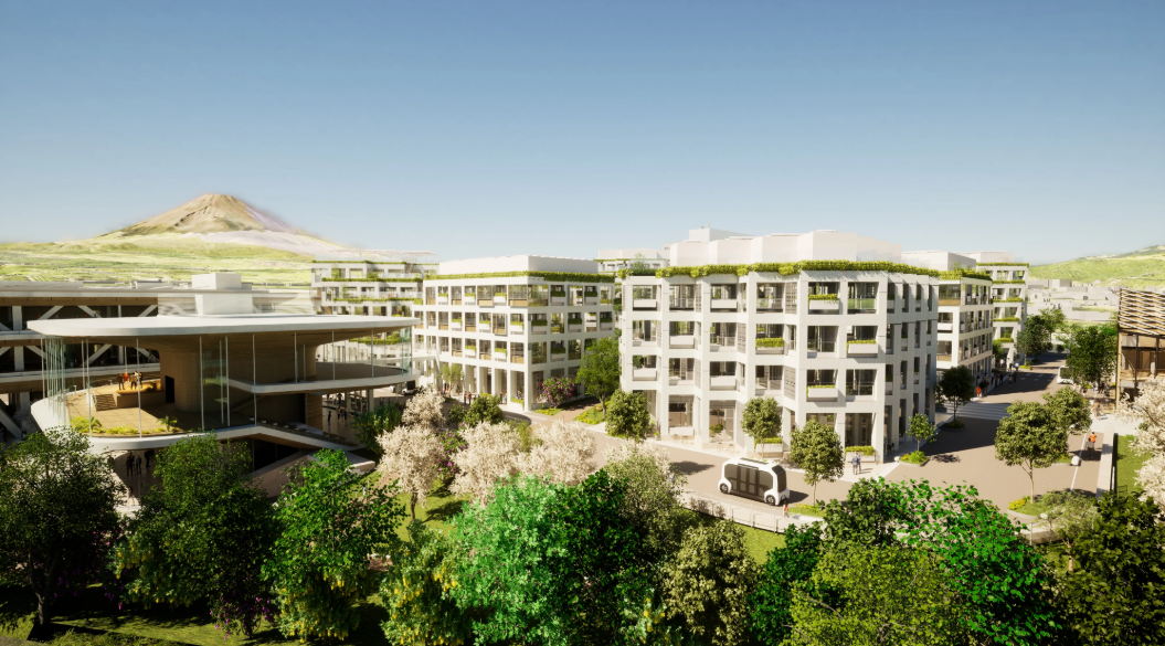 ▲도요타의 '우븐시티' 이미지 (도요타 홈페이지 캡처)