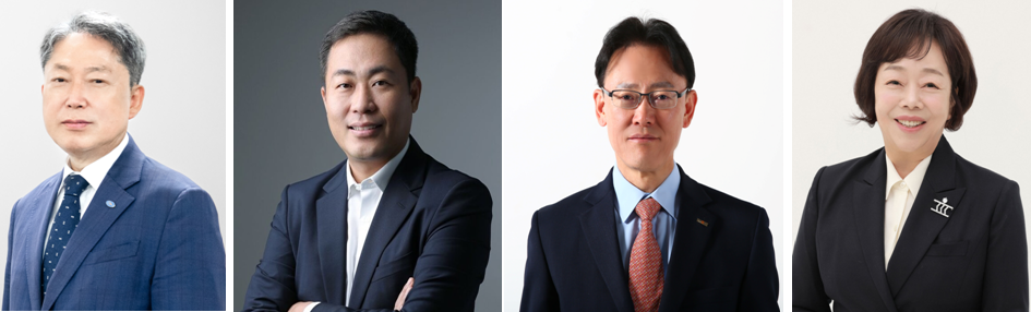 ▲(왼쪽부터) 김명진 메인비즈협회장, 성상엽 벤처기업협회장, 정광천 이노비즈협회장, 박창숙 여경협회장. (사진제공=각 협회)