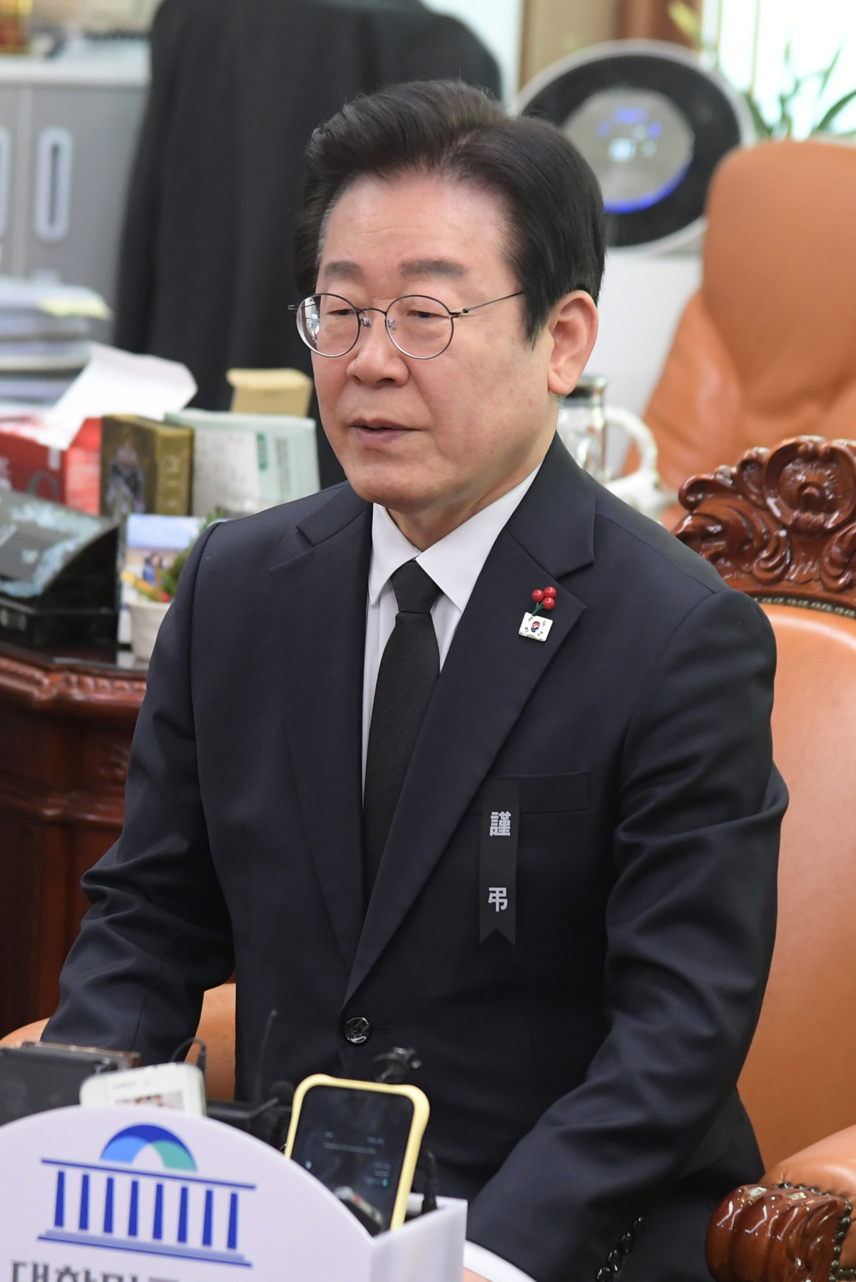 ▲더불어민주당 이재명 대표가 지난달 31일 서울 여의도 국회 의장실에서 열린 여야 대표 회동에서 발언하고 있다. (사진=연합뉴스)