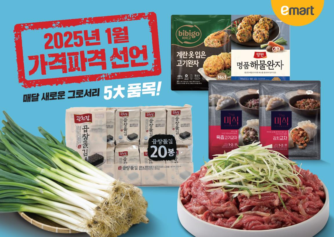 ▲이마트의 올해 1월 가격파격 선언 (사진제공=이마트)