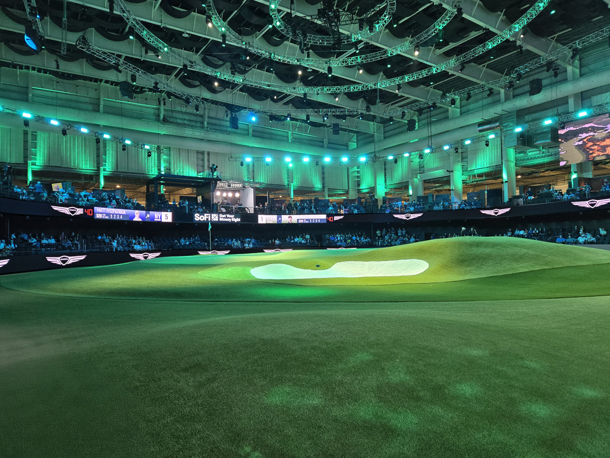 ▲제네시스 후원 신개념 스크린골프 리그 ‘TGL’ 공식 개막. (사진제공=제네시스)