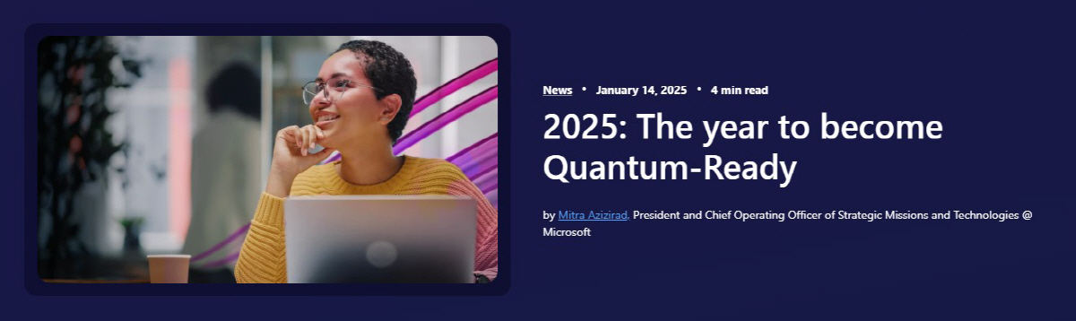 ▲마이크로소프트(MS)의 미트라 아지지라드 전략임무·기술 부문 대표 블로그 글 캡처.