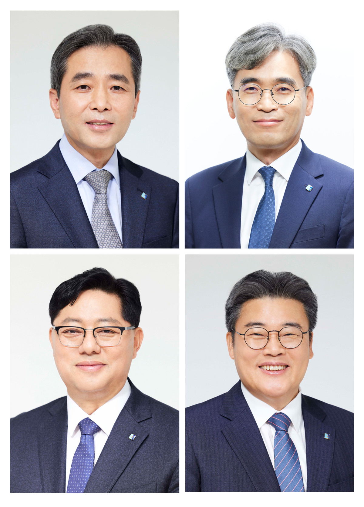▲(시계방향으로) 백창열 IBK기업은행 CIB그룹장(부행장), 김규섭 IBK기업은행 금융소비자보호그룹장(부행장), 이승은 IBK기업은행 카드사업그룹장 겸 연금사업그룹장(부행장), 이건홍 IBK기업은행 기업고객그룹장 겸 부산·울산·경남그룹장(부행장) (사진제공=기업은행)