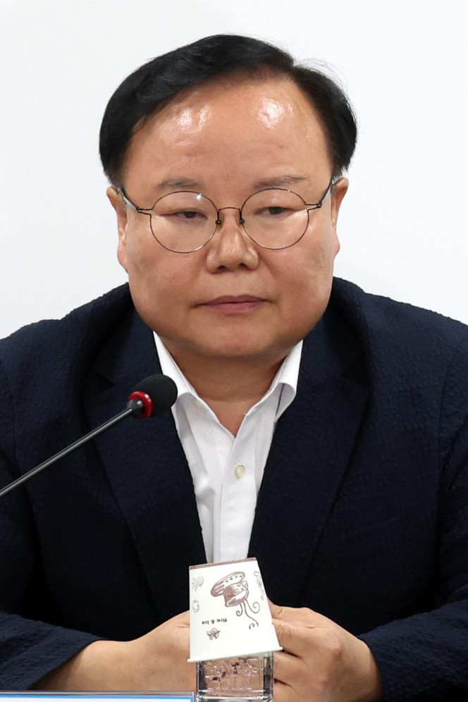 ▲김재원 국민의힘 최고위원이 8일 오전 서울 여의도 중앙당사에서 열린 최고위원회의에 참석하고 있다. 2024.08.08. (뉴시스)