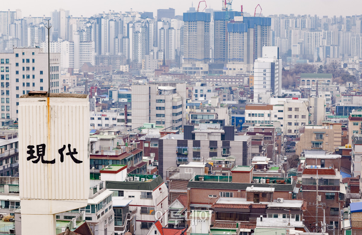 ▲20일 서울 강북구 미아3동 130번지 재개발 후보지 일대 모습. 조현호 기자 hyunho@