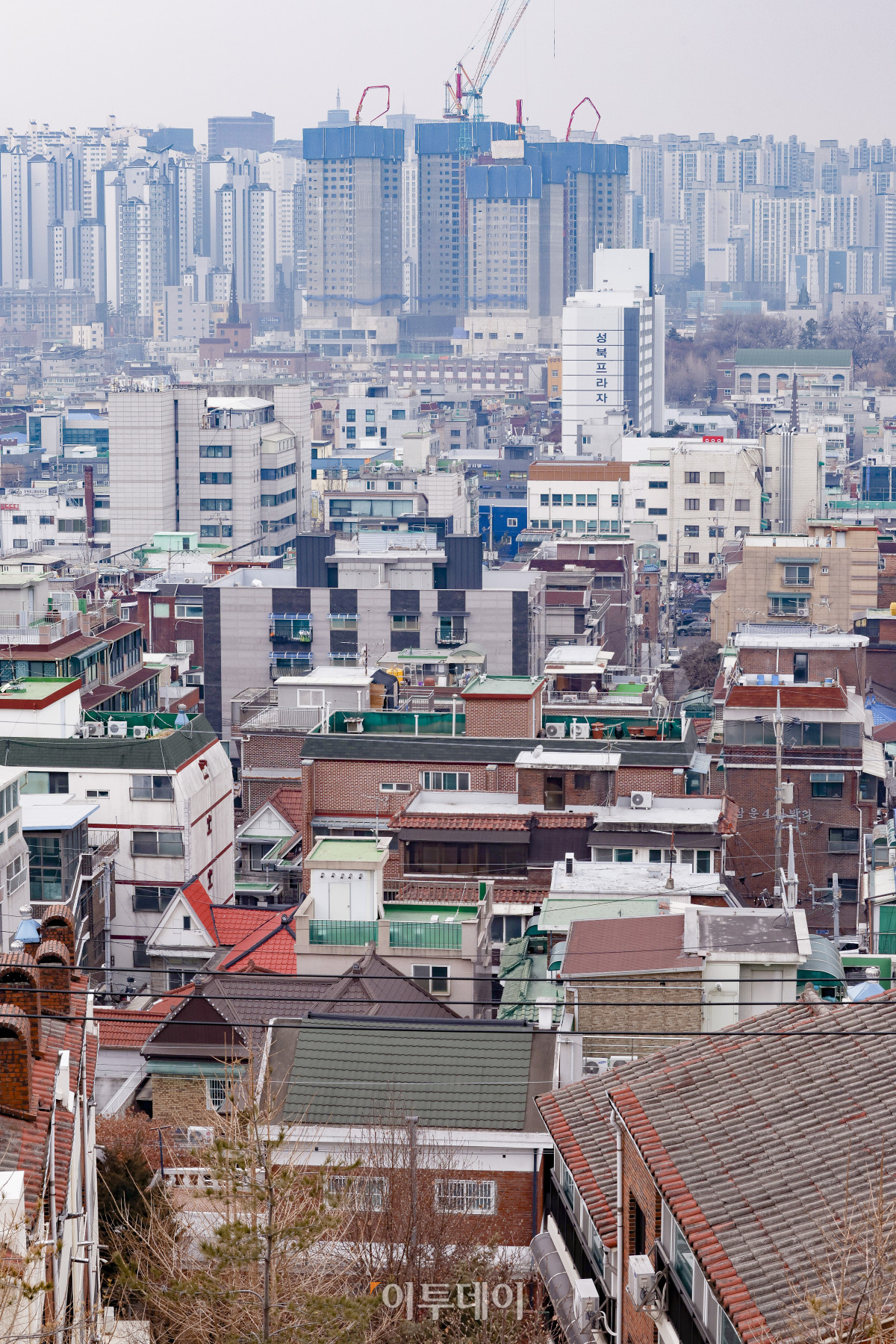 ▲20일 서울 강북구 미아3동 130번지 재개발 후보지 일대 모습. 조현호 기자 hyunho@